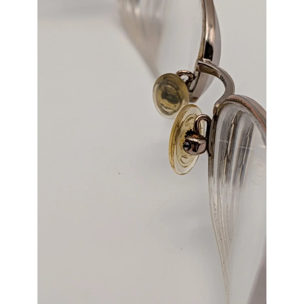 DKNY DY5541-B Eyeglasses Frames Only Rose Gold Half Rim Tortoise Temples 50mm